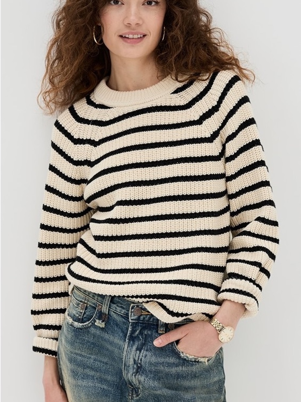 Alex Mill Amalie Striped Pullover Sweater